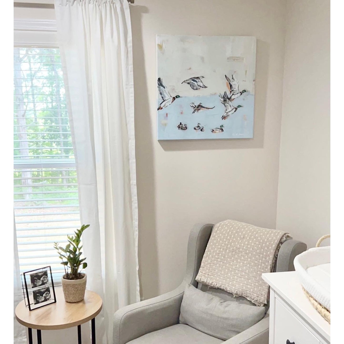 "Taking Off" on canvas