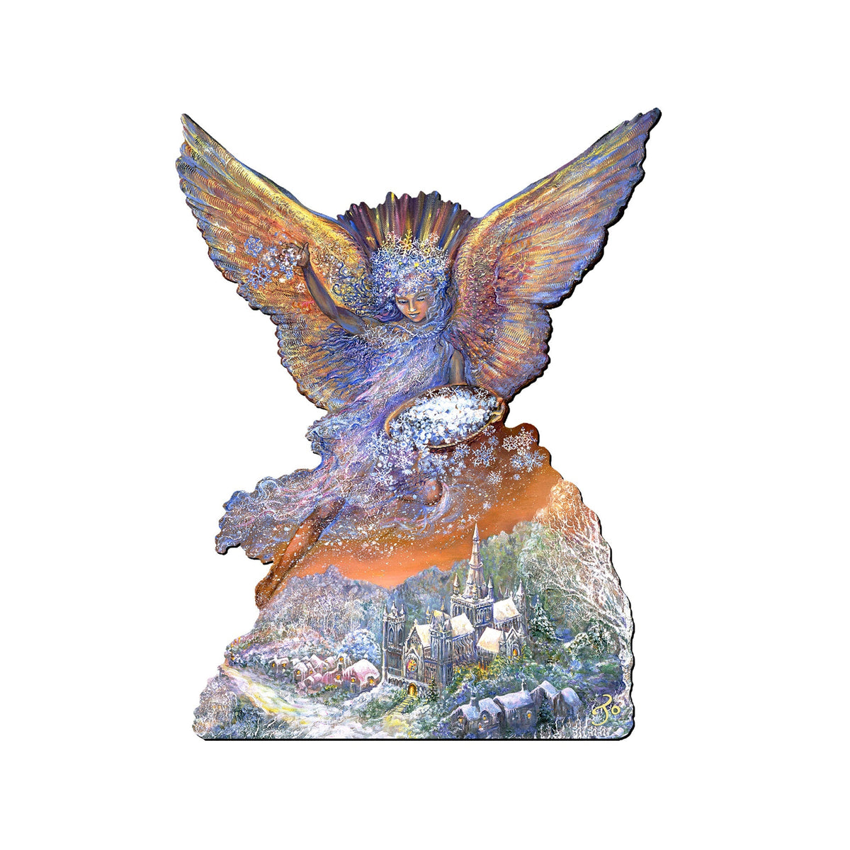 Snow Angel Holiday Door Decor by Josephine Wall - Christmas Decor - 842131H-JW