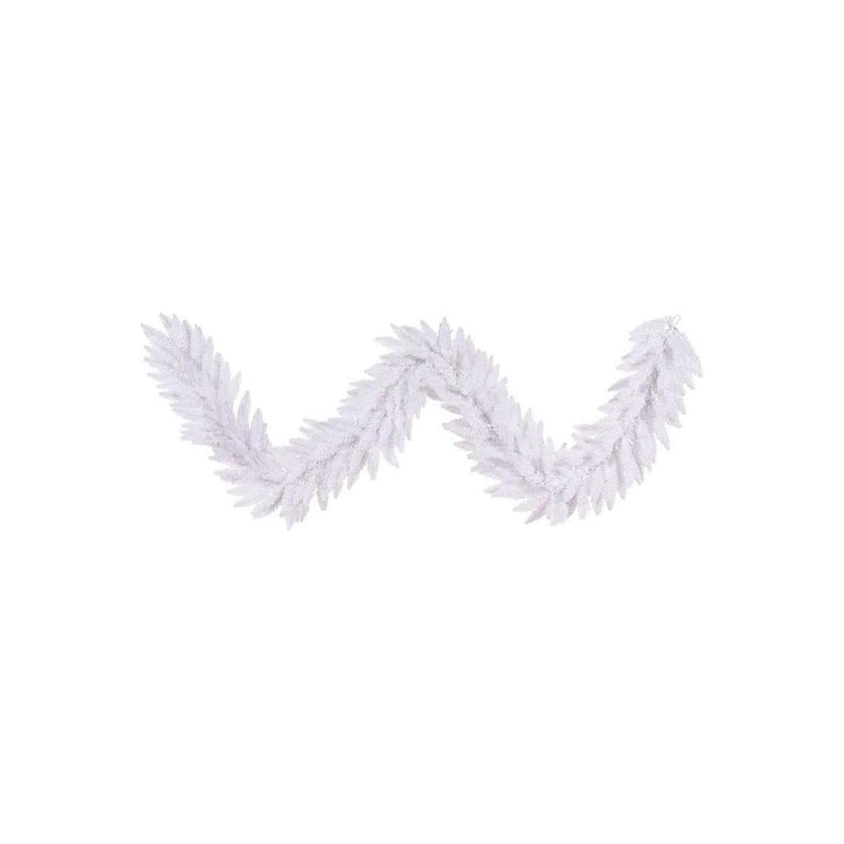 9' White Fir Artificial Christmas Garland, Unlit