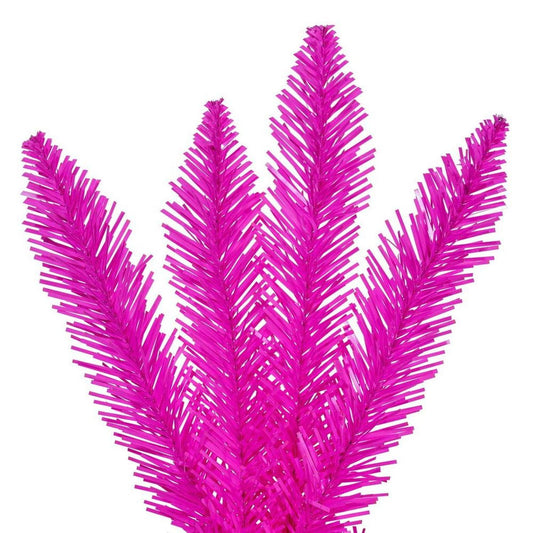 9' Hot Pink Artificial Unlit Garland
