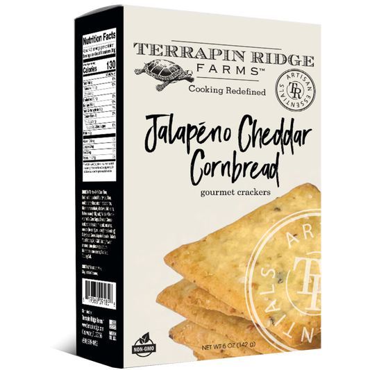 Jalapeno Cheddar Cornbread Crackers