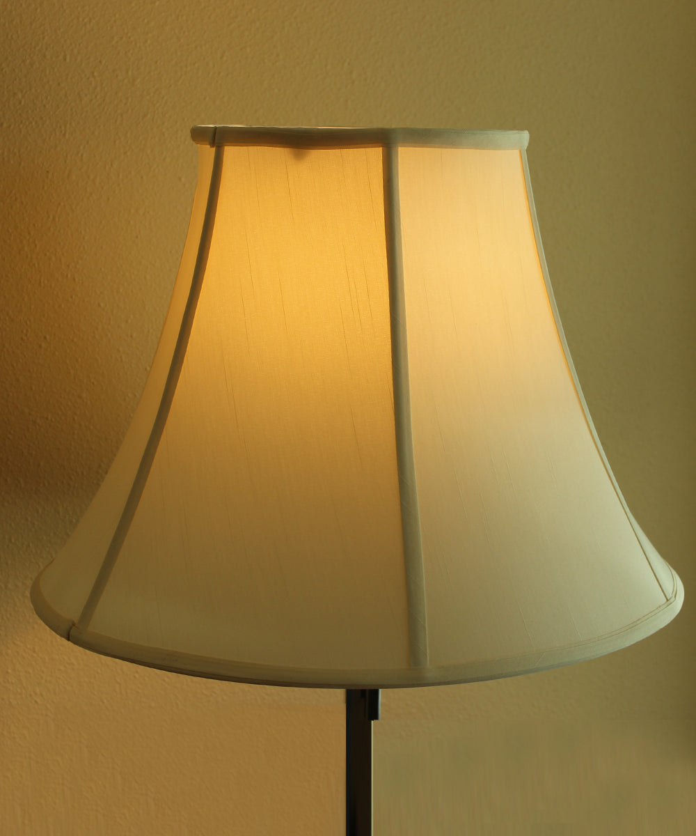 18"W x 14"H  Egg Shell Shantung Bell Lampshade