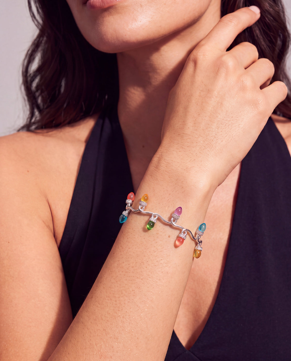 Christmas Light Bulb Cuff