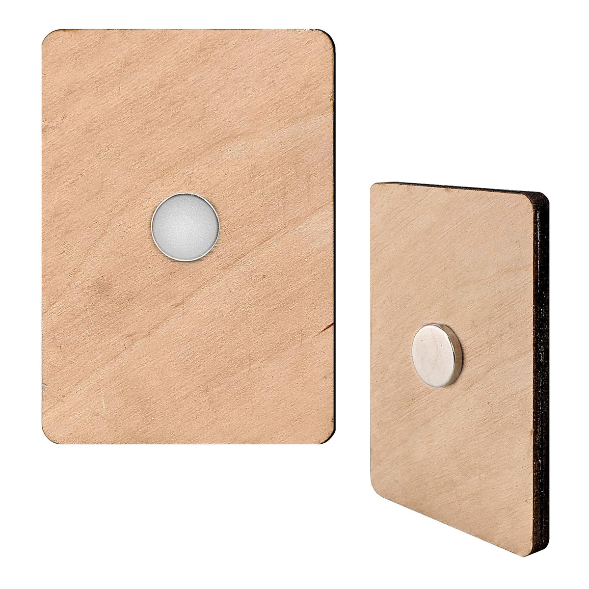 Flamingo Woods Shape Refrigerator Magnets Set of 3