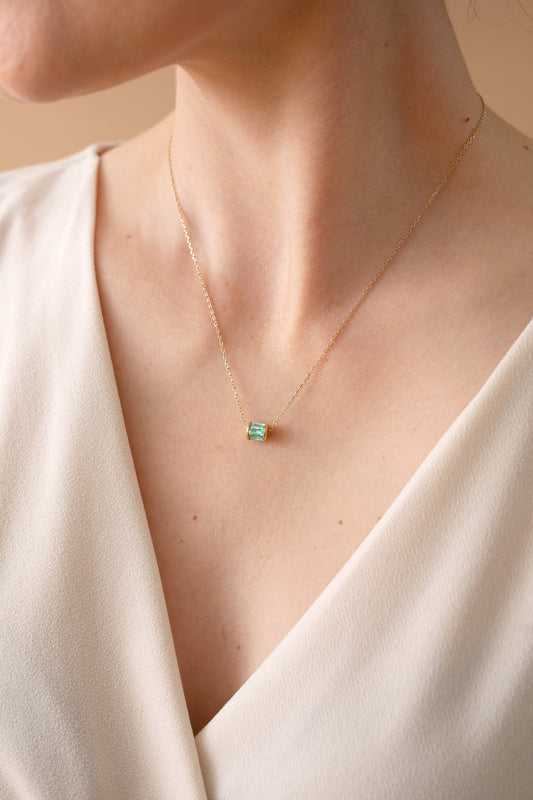 December Birthstone Precious Pendant Necklace