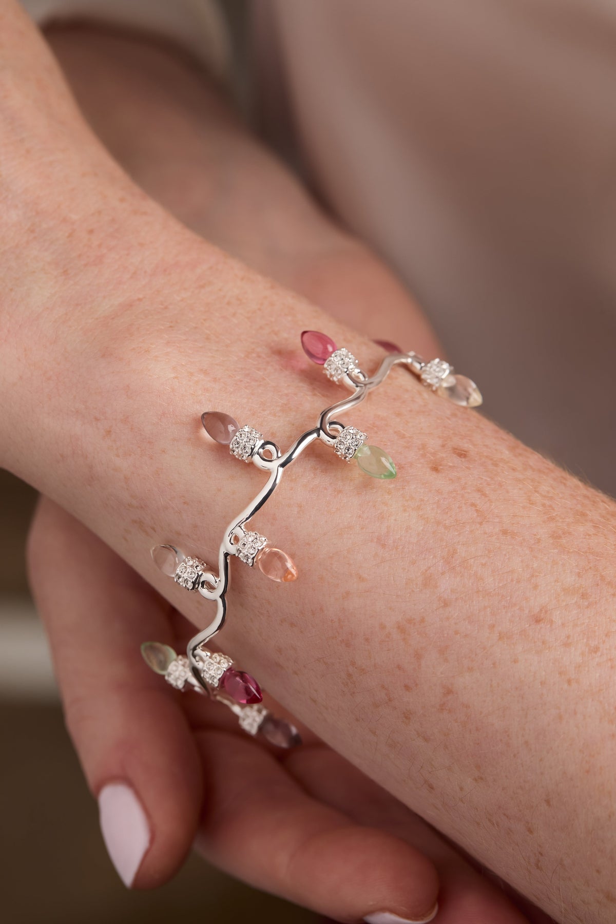 Christmas Muted Light Bulb Cuff