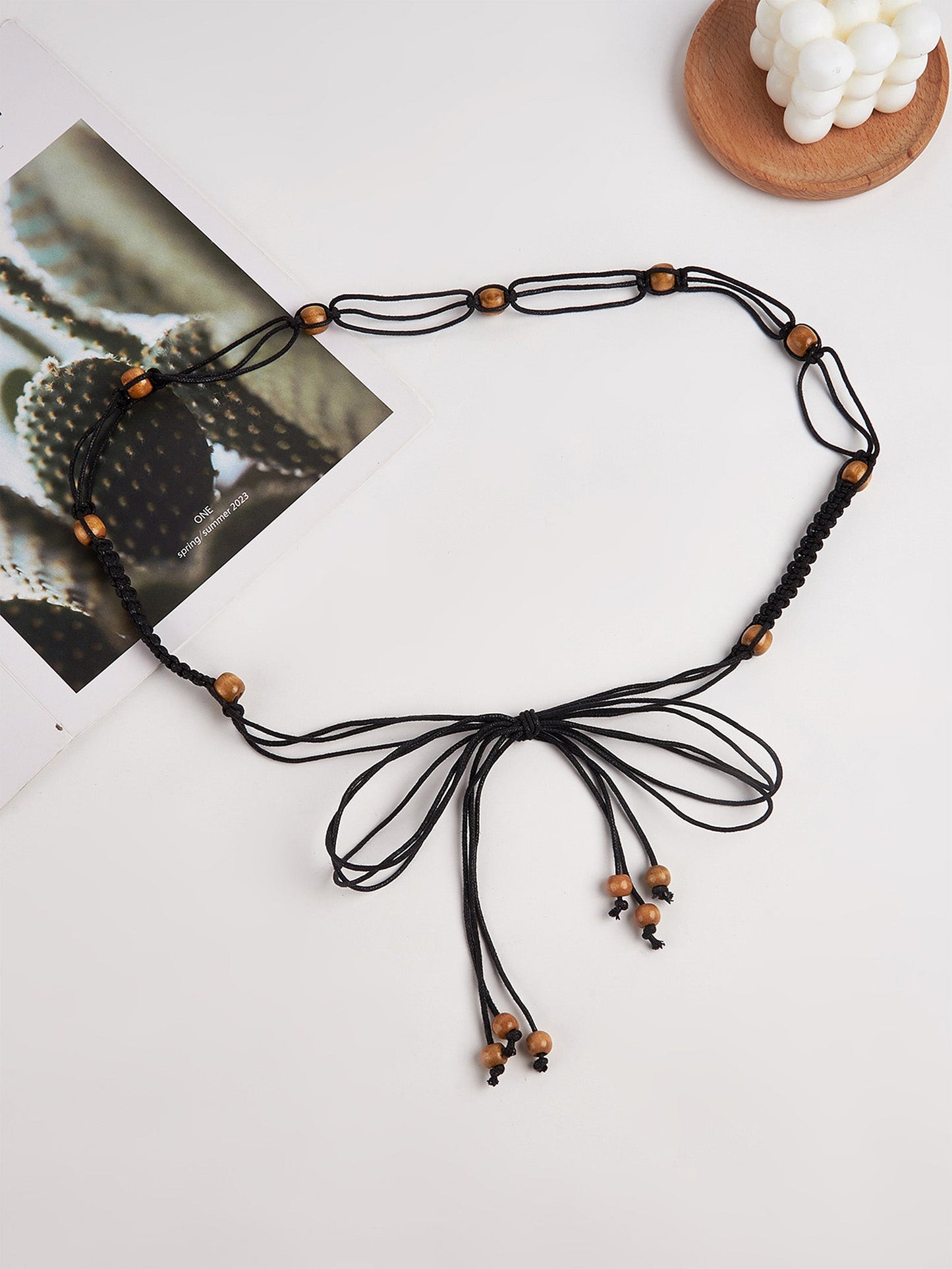 Cotton-Linen Knotted Belt