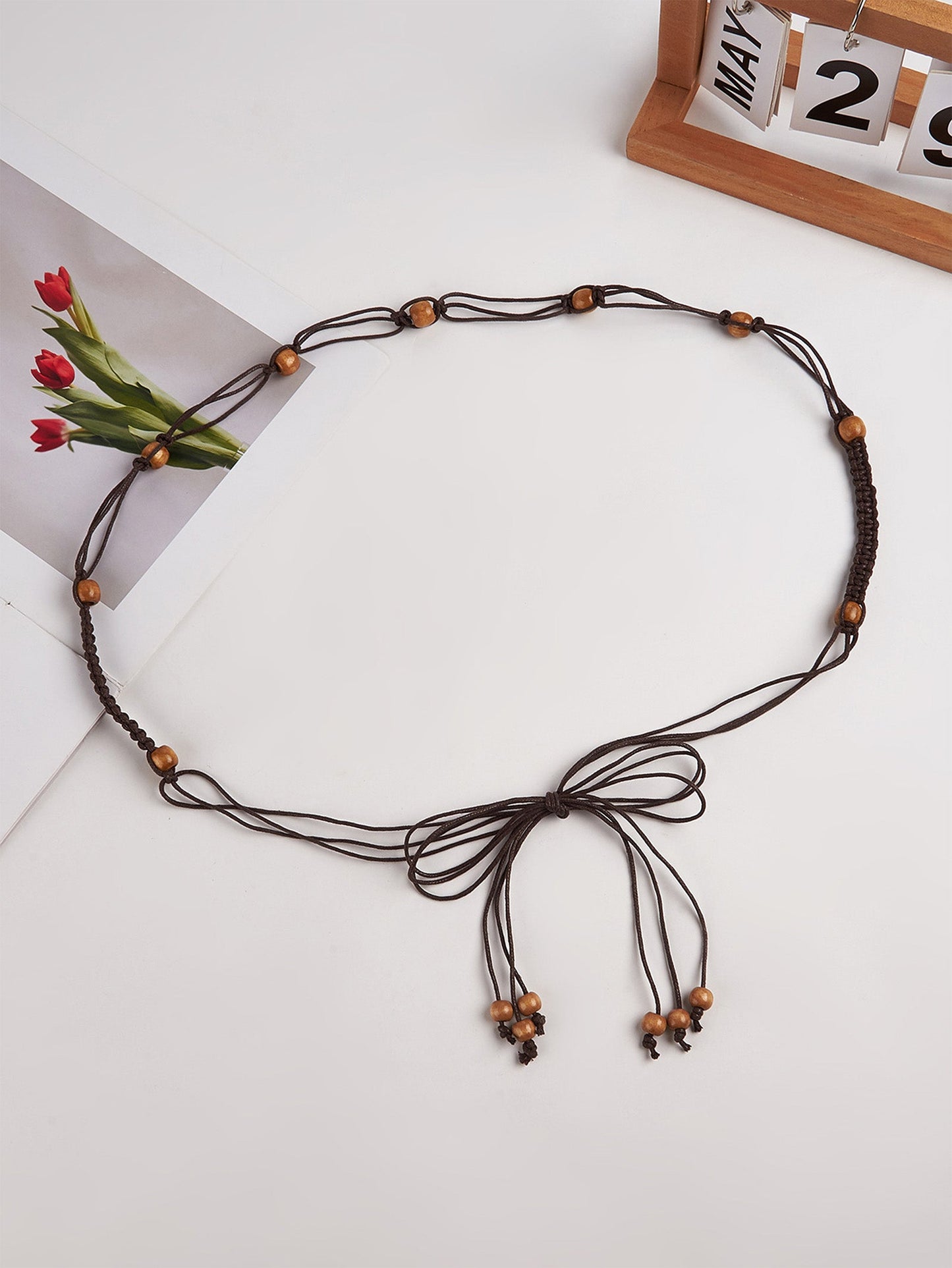 Cotton-Linen Knotted Belt