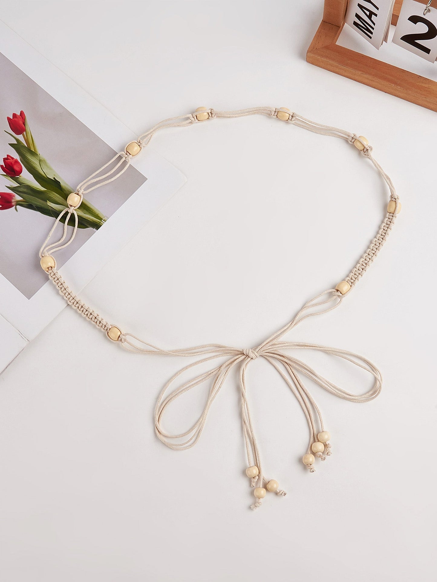 Cotton-Linen Knotted Belt