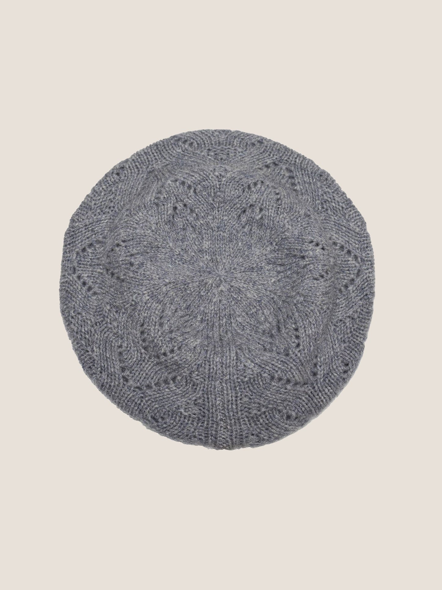 100% Wool Hand-Knit Beret