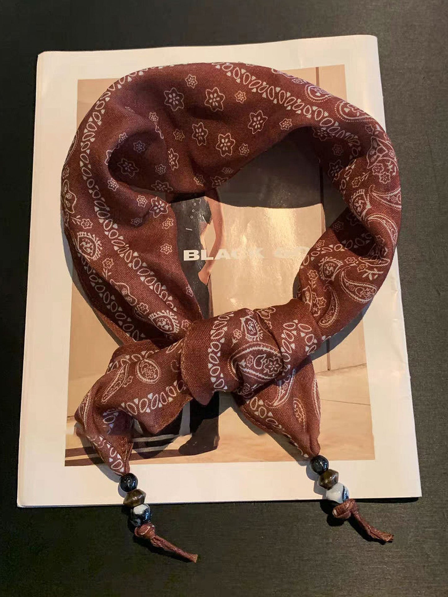 Bohemian Floral Multi-Functional Silk Scarf