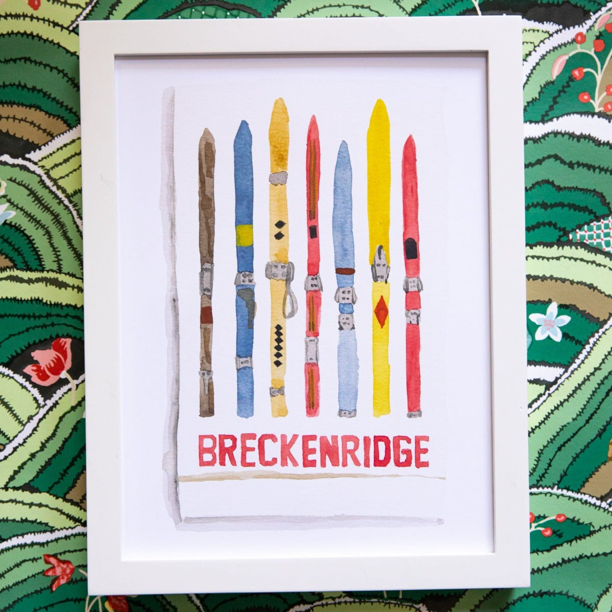 Breckenridge Matchbook Art Print