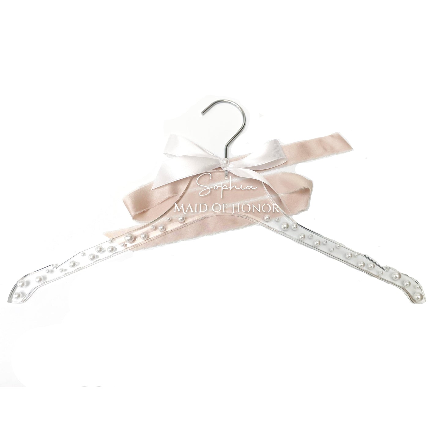 Acrylic Pearl Embellished Hanger