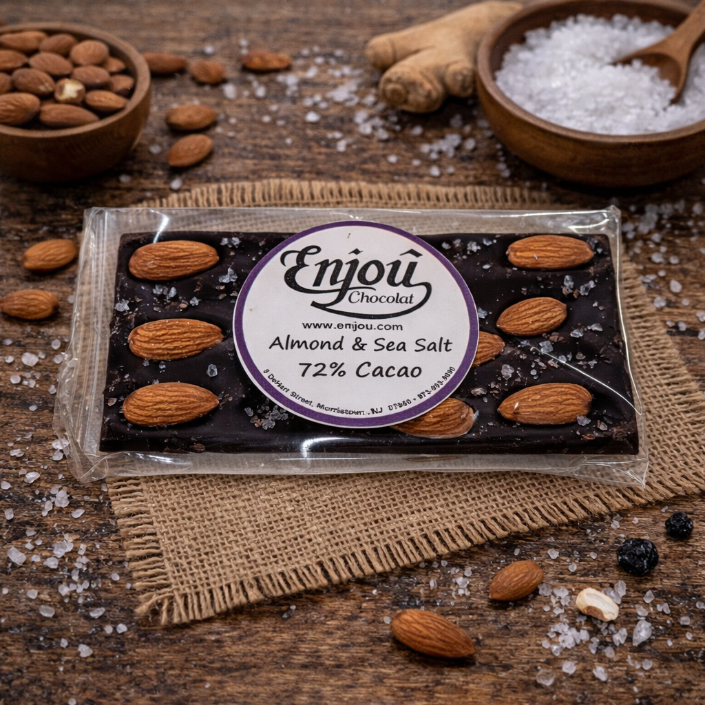 High Cocoa Sea Salt Almond Bar