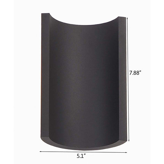 Alumilux Diverge 5"H 2-Light LED Outdoor Wall Sconce Light Fixture Bronze Finish by ET2