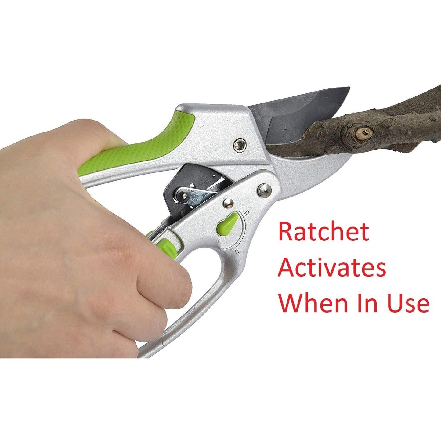 2-in-1 Garden Ratchet Pruning Shears Clippers