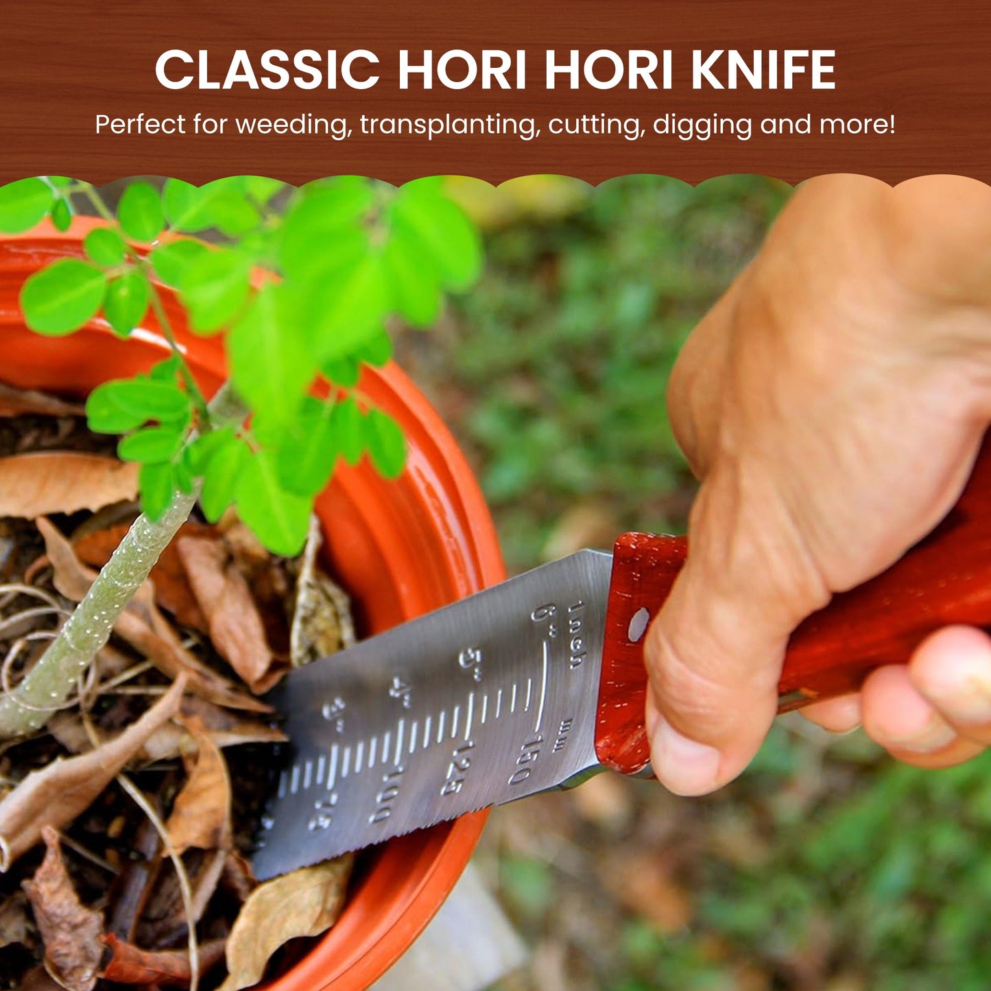 Hori Hori Garden Knife Supreme Set