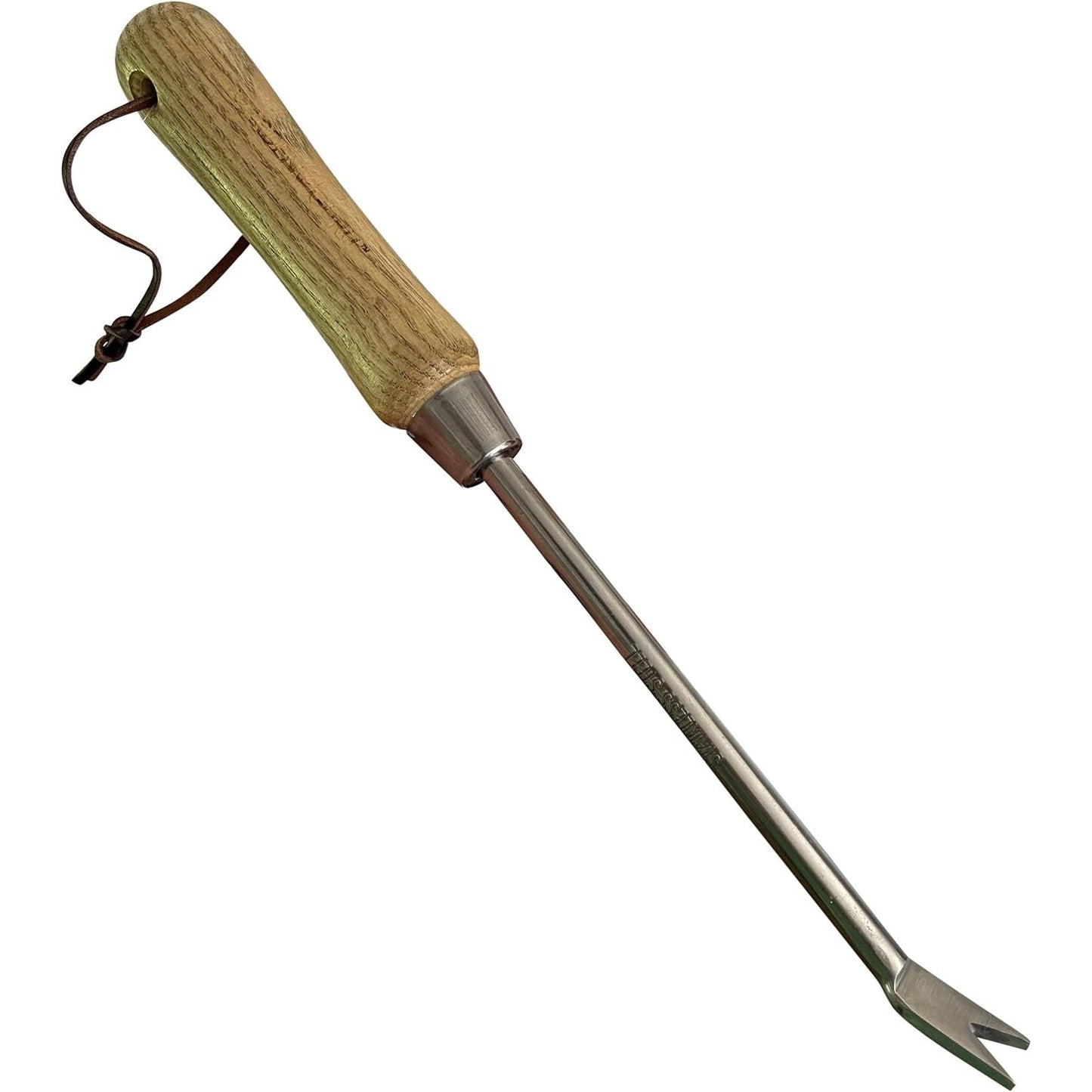 Stainless Steel Garden Dandelion Weeder (classic wood handle)