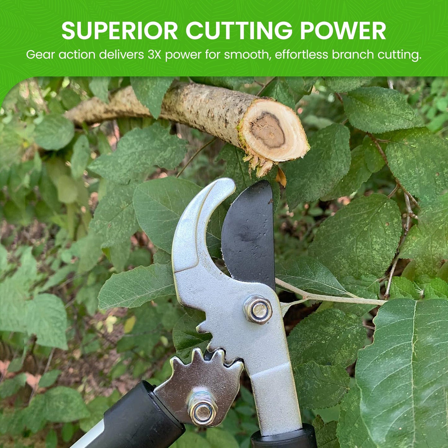 Power Bypass Gardening Loppers Tree Trimmer Clipper