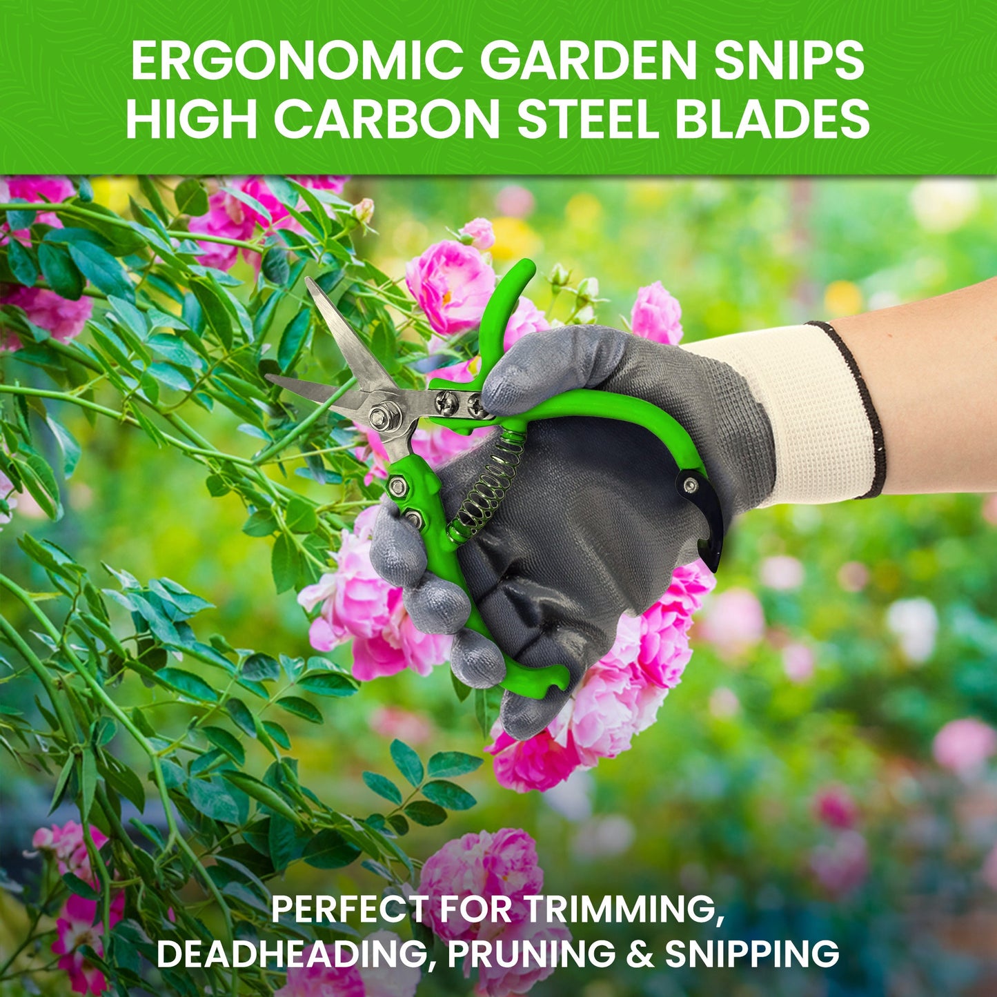 Ergonomic Garden Snips Clippers
