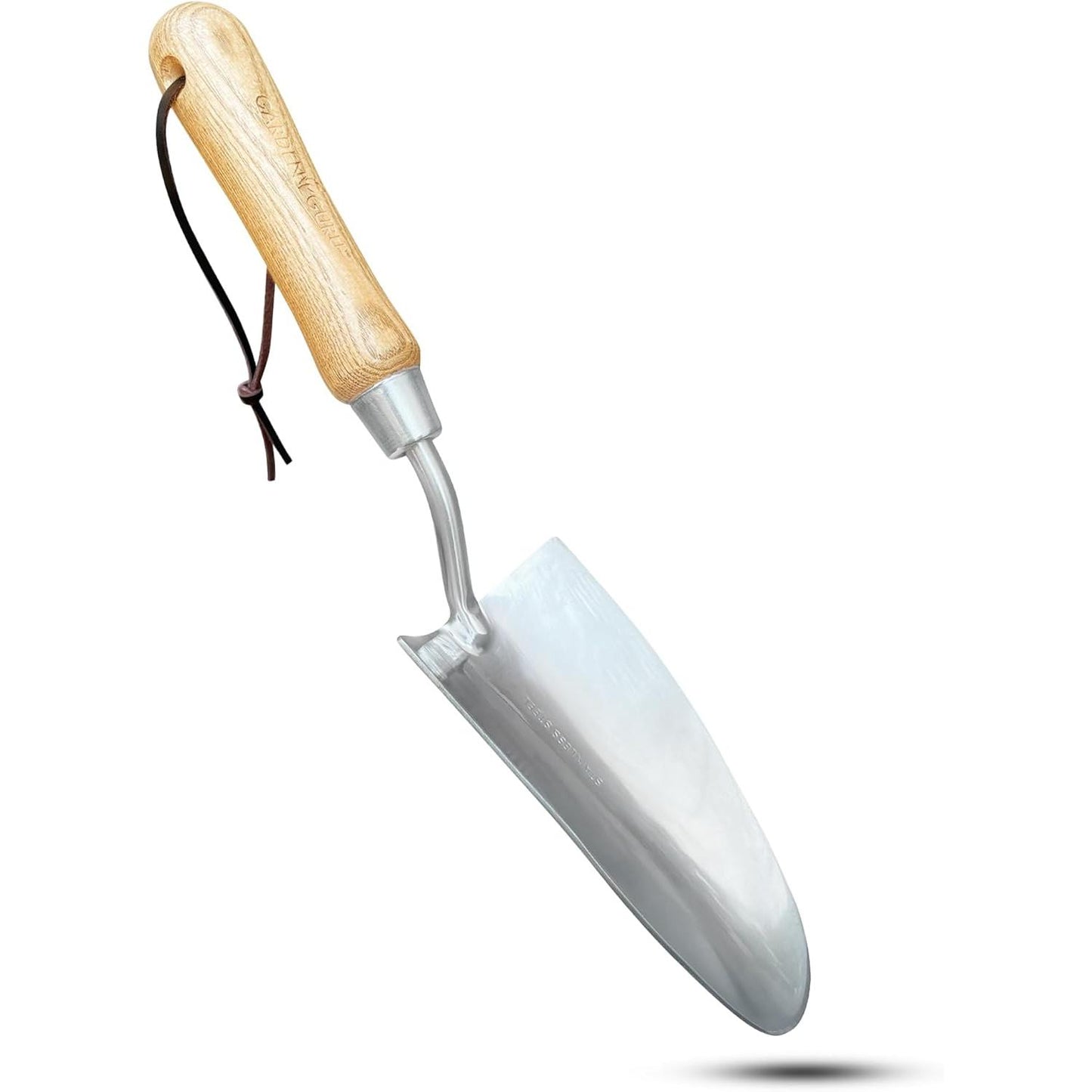 Stainless Steel Garden Trowel (classic wood handle)