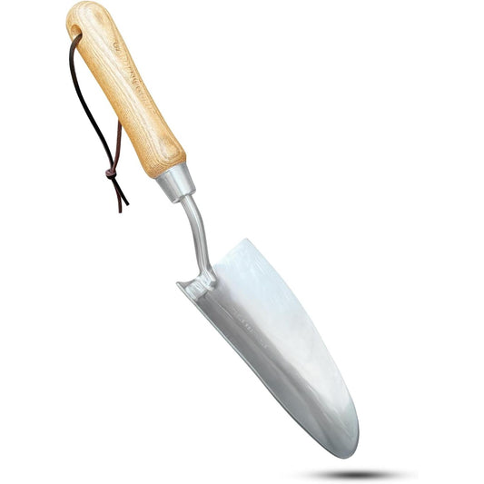 Stainless Steel Garden Trowel (classic wood handle)