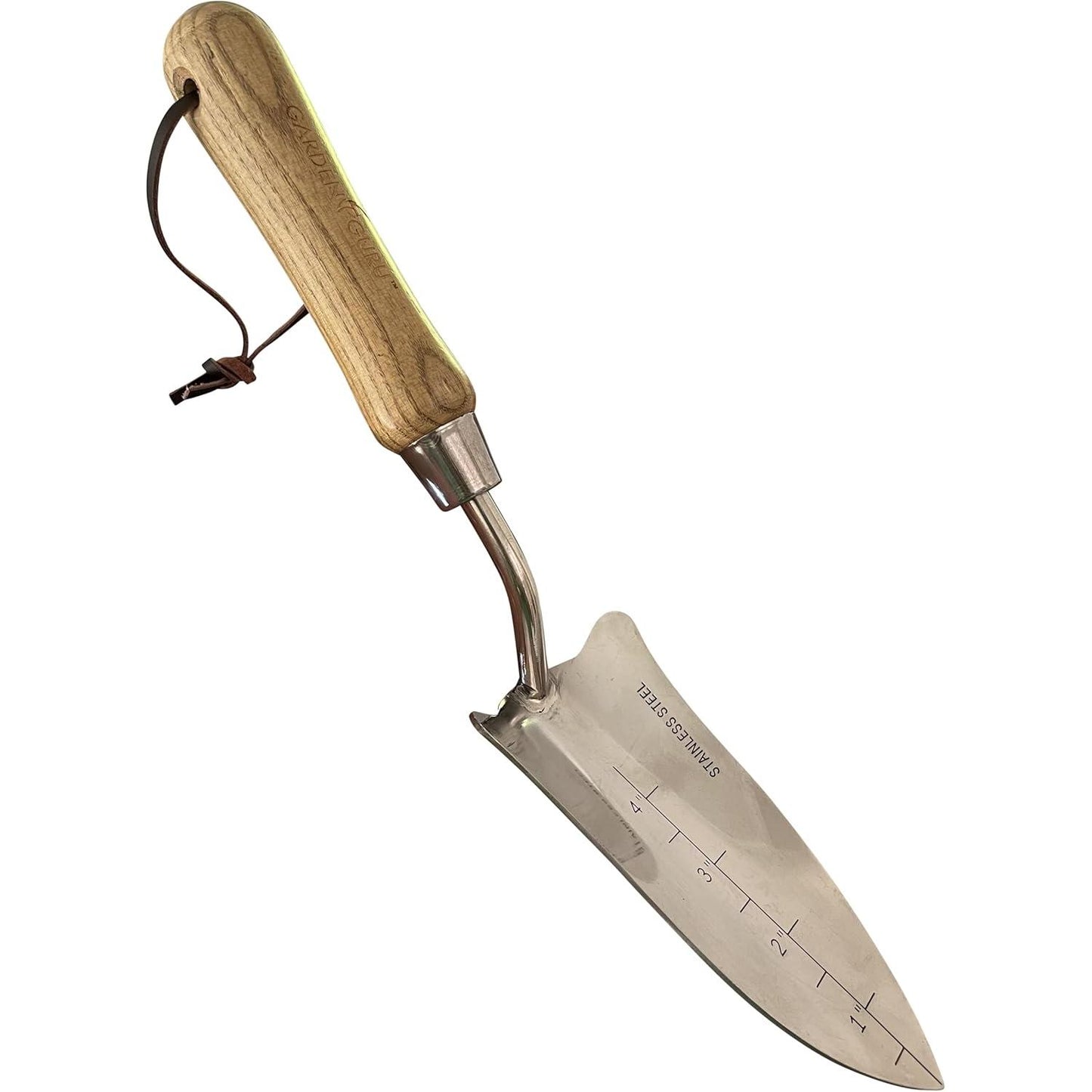 Stainless Steel Transplanter Trowel (classic wood handle)