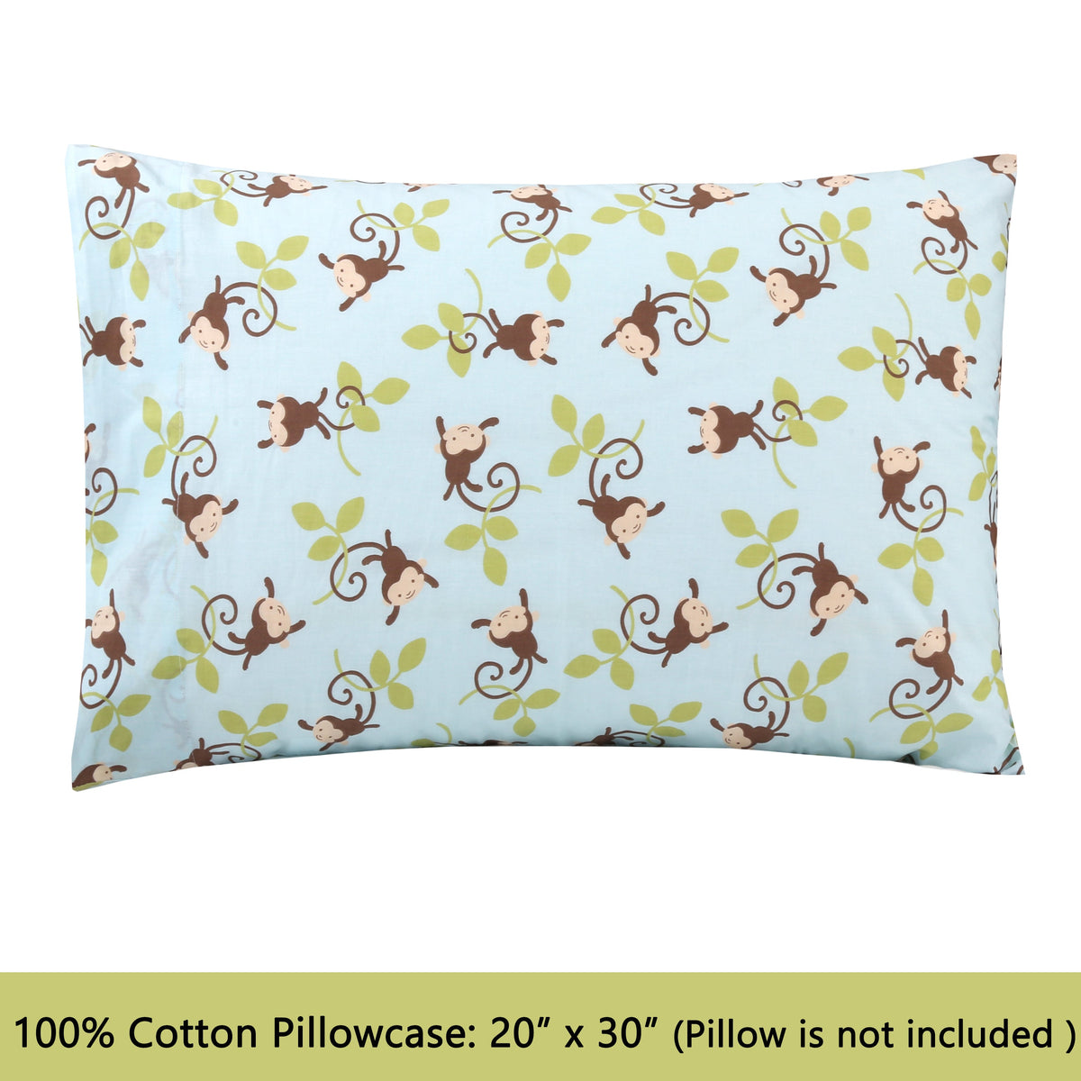 a pillow with monkeys on it