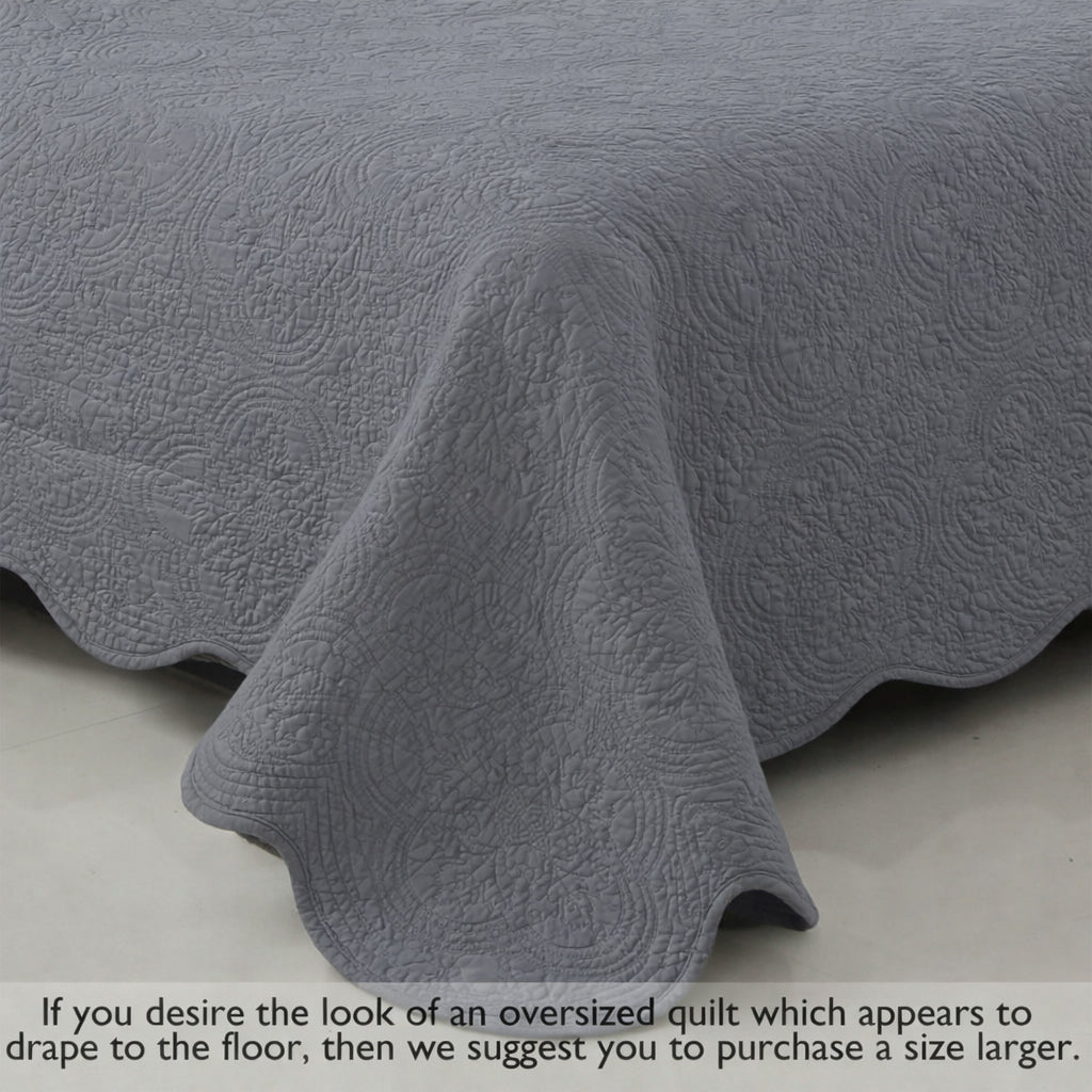 a close up of a bed