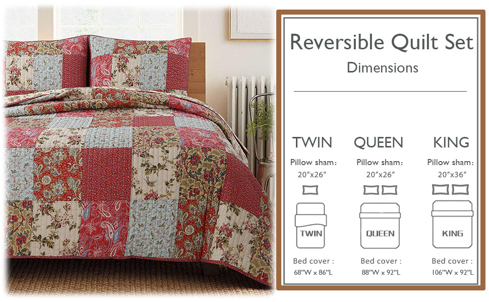 a bed with a quilt and a bed sheet