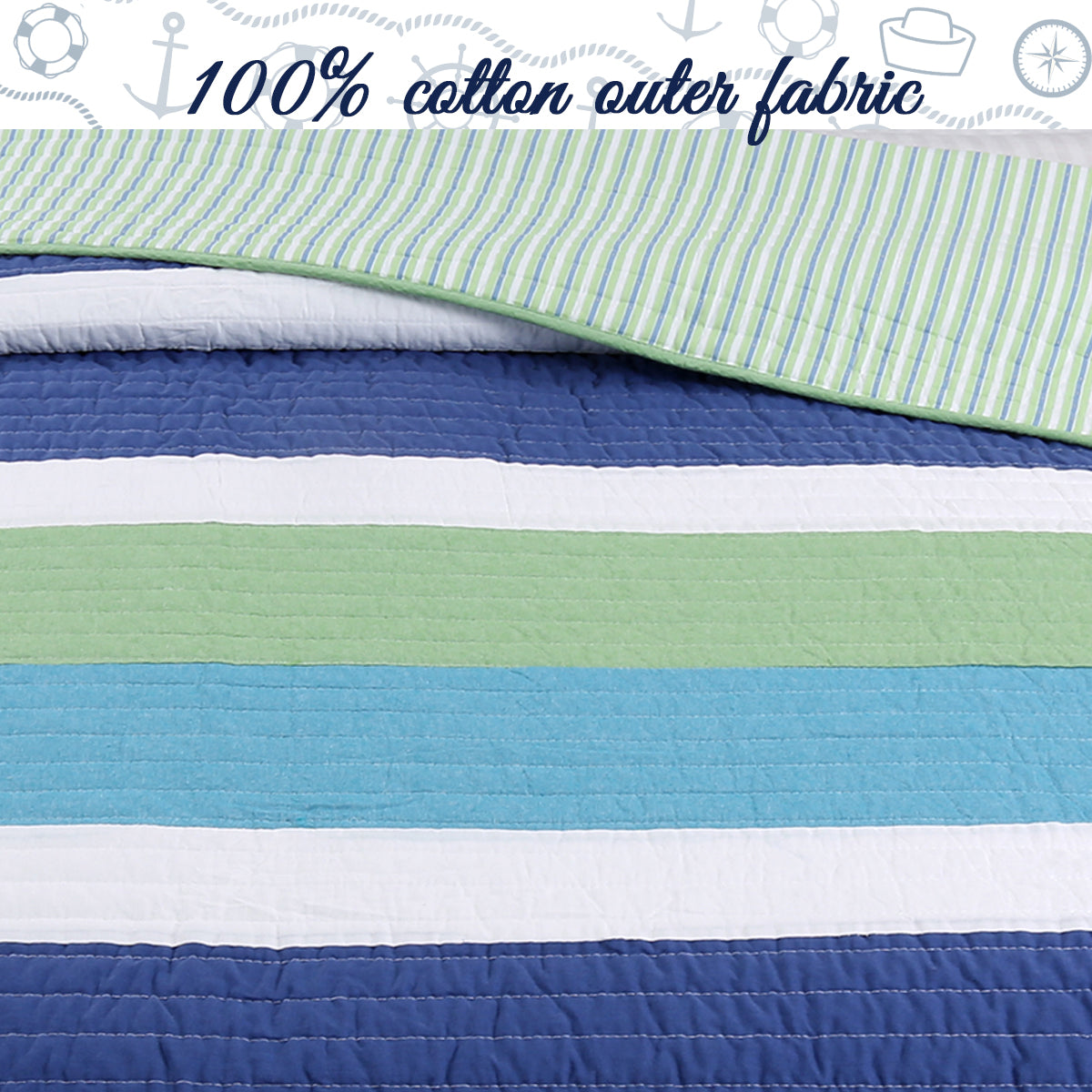 a close up of a bed