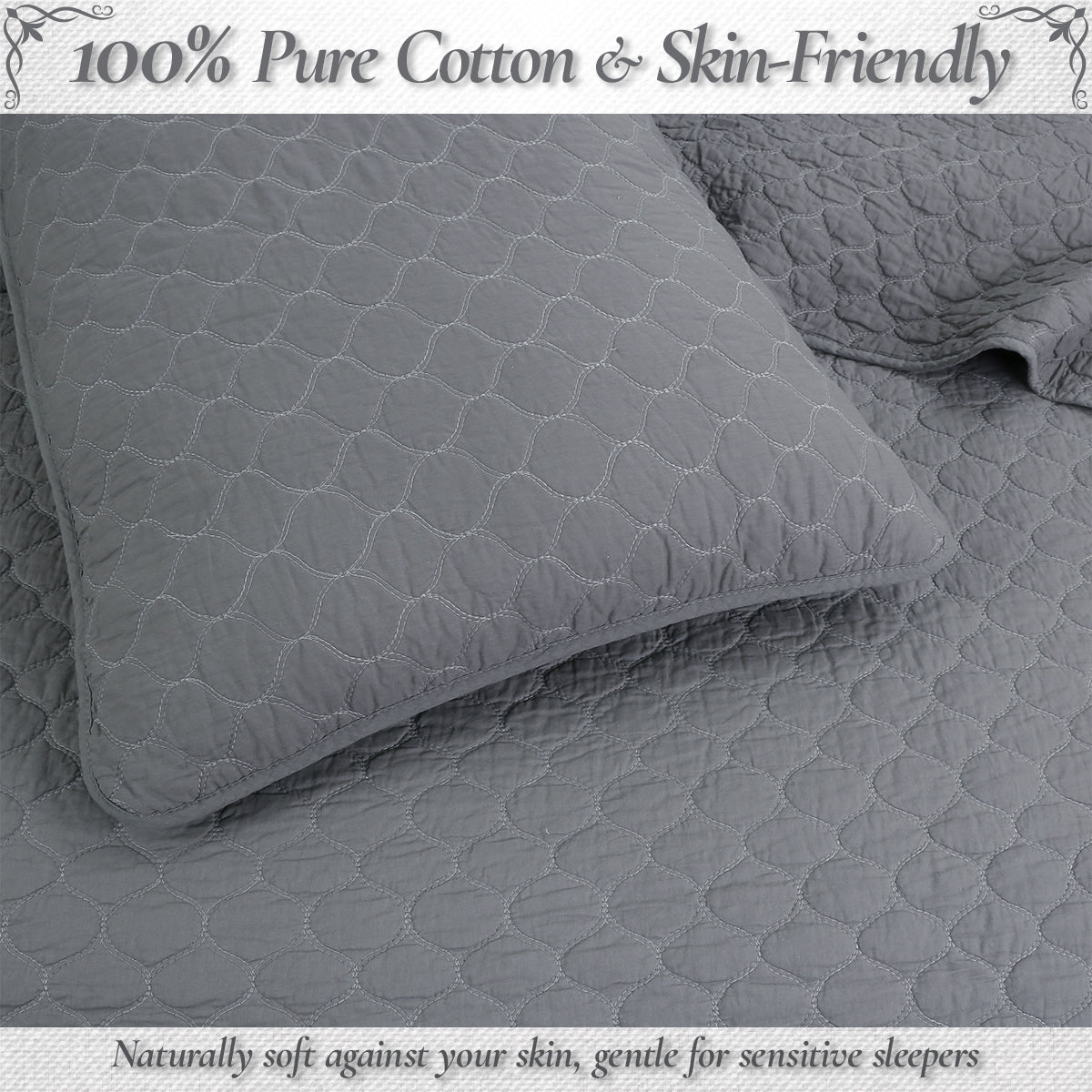 a close-up of a bed