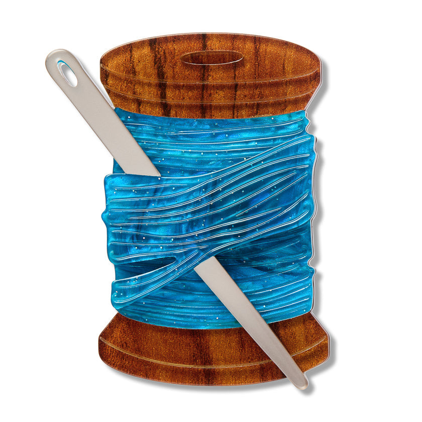 Thread the Needle Brooch by Erstwilder