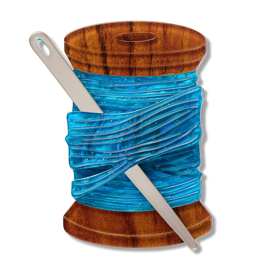 Thread the Needle Brooch by Erstwilder