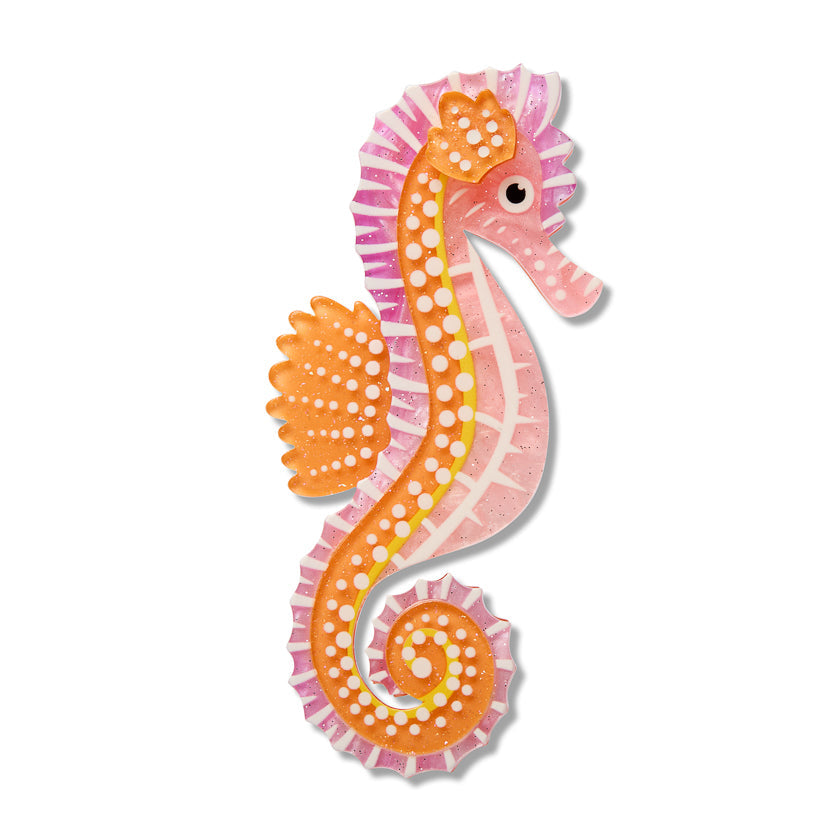 Kuu Wanana (Seahorse) Brooch by Erstwilder