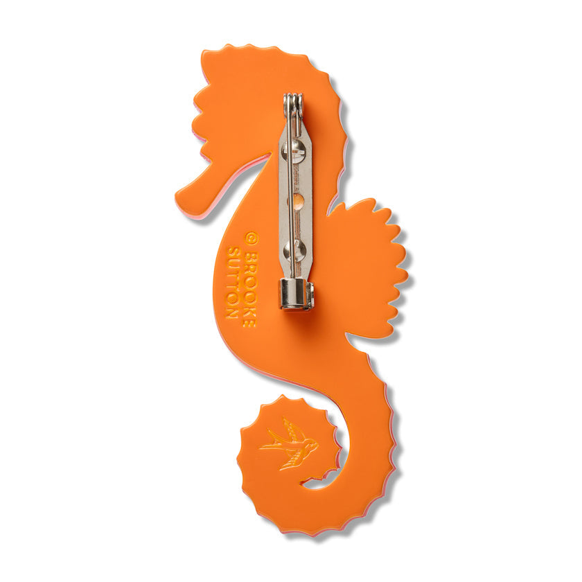 Kuu Wanana (Seahorse) Brooch by Erstwilder