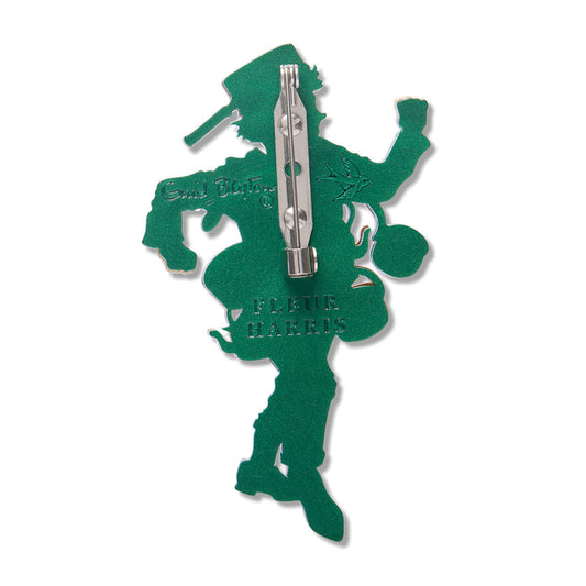 Saucepan Man Brooch by Erstwilder