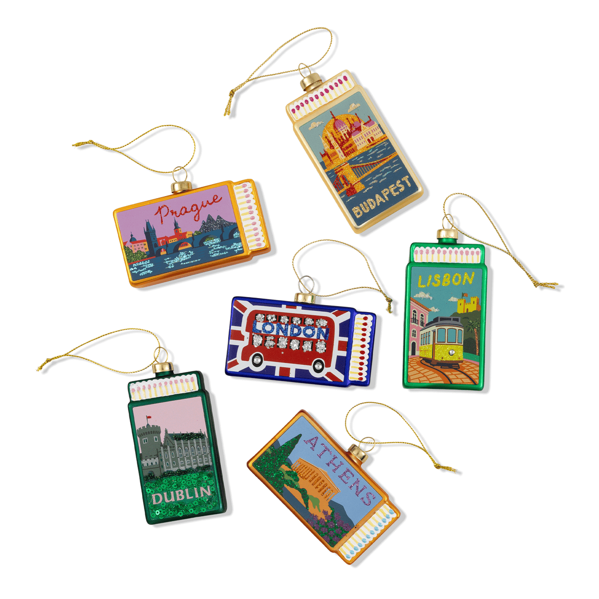 Times Square Matchbook Ornament