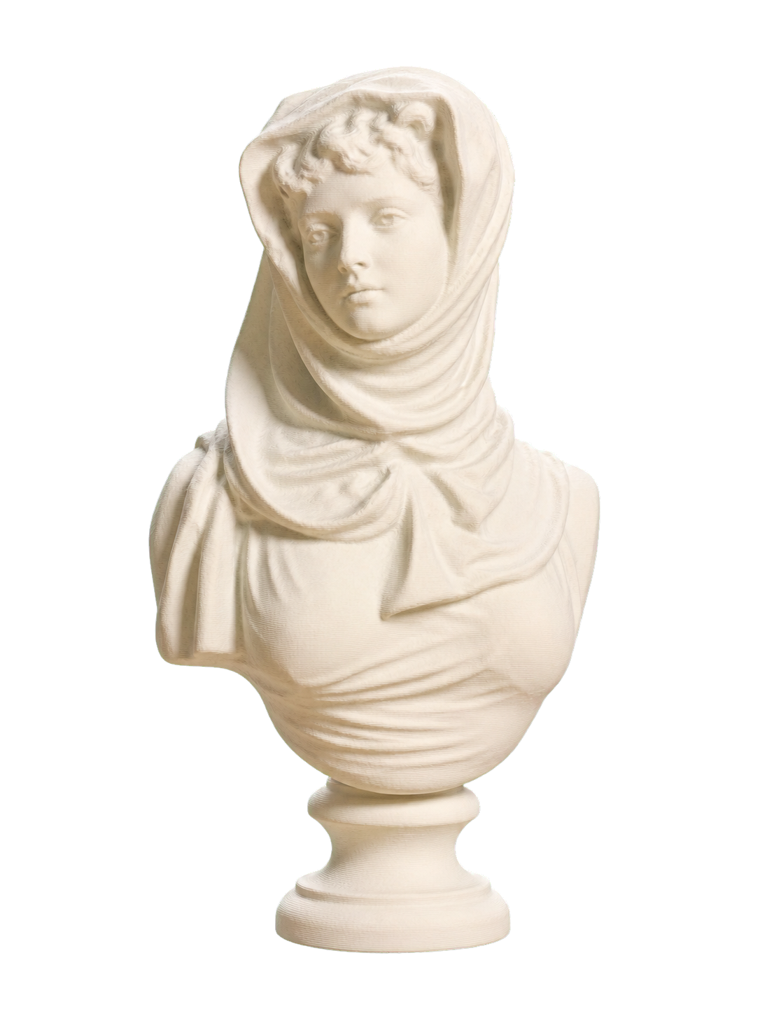 Fantasy Bust of a Veiled Woman (Marguerite Bellanger?)