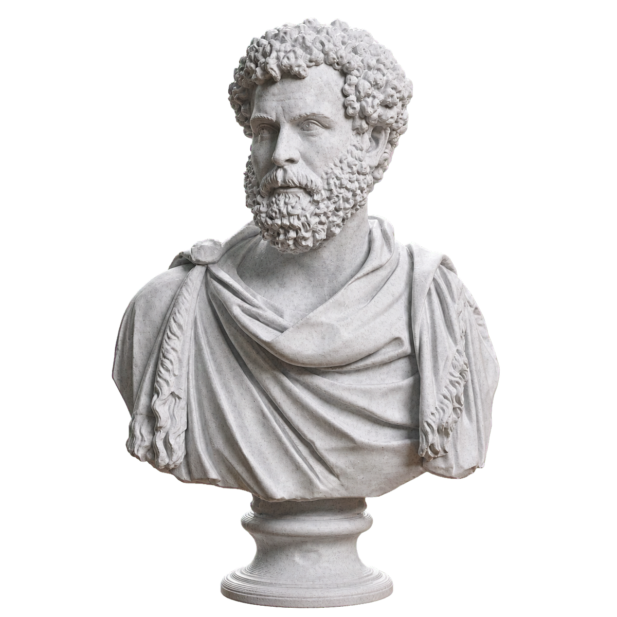 Draped bust of a man formerly known as Clodius Albinus