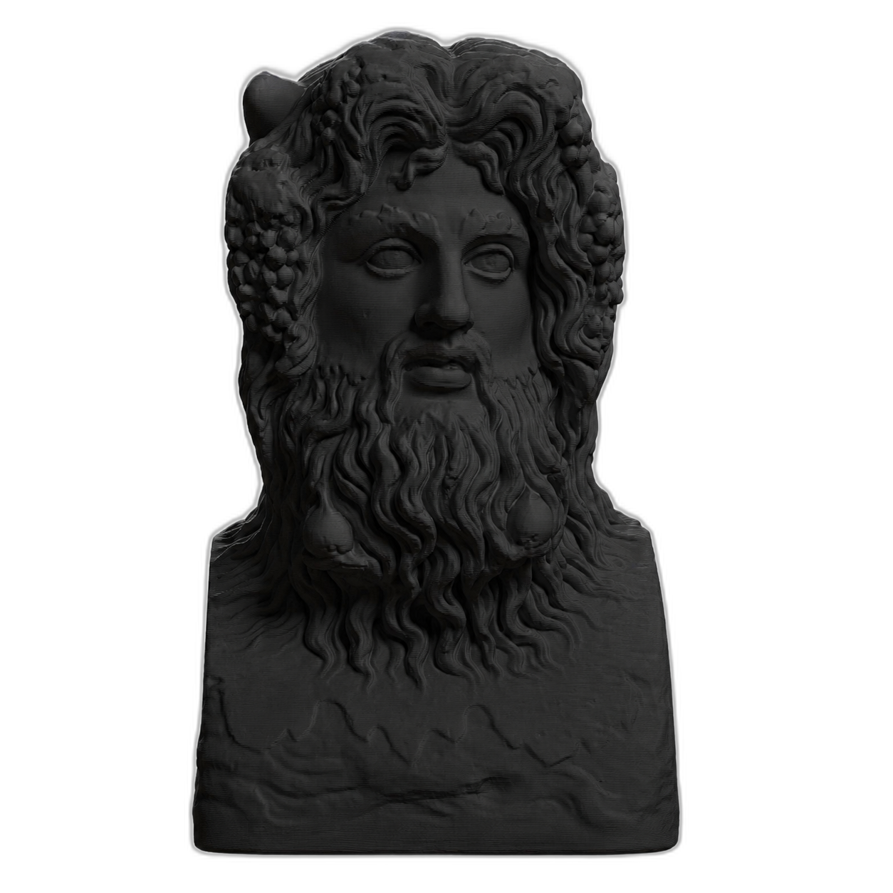 Sea Deity Crowned with Horns