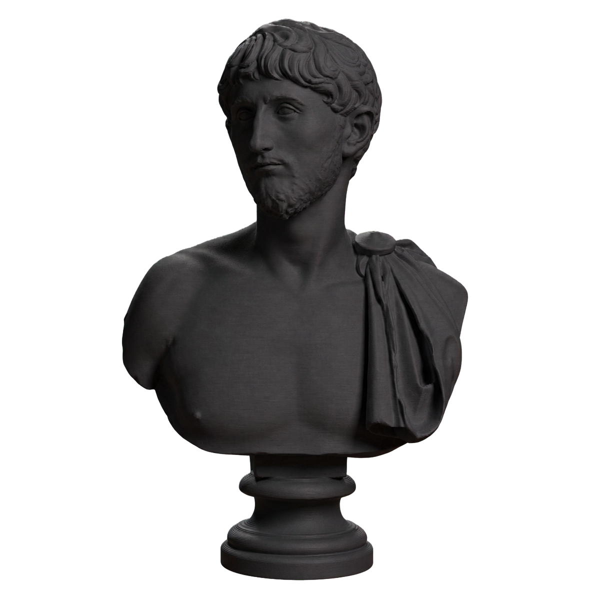 Portrait of a man with an army cape