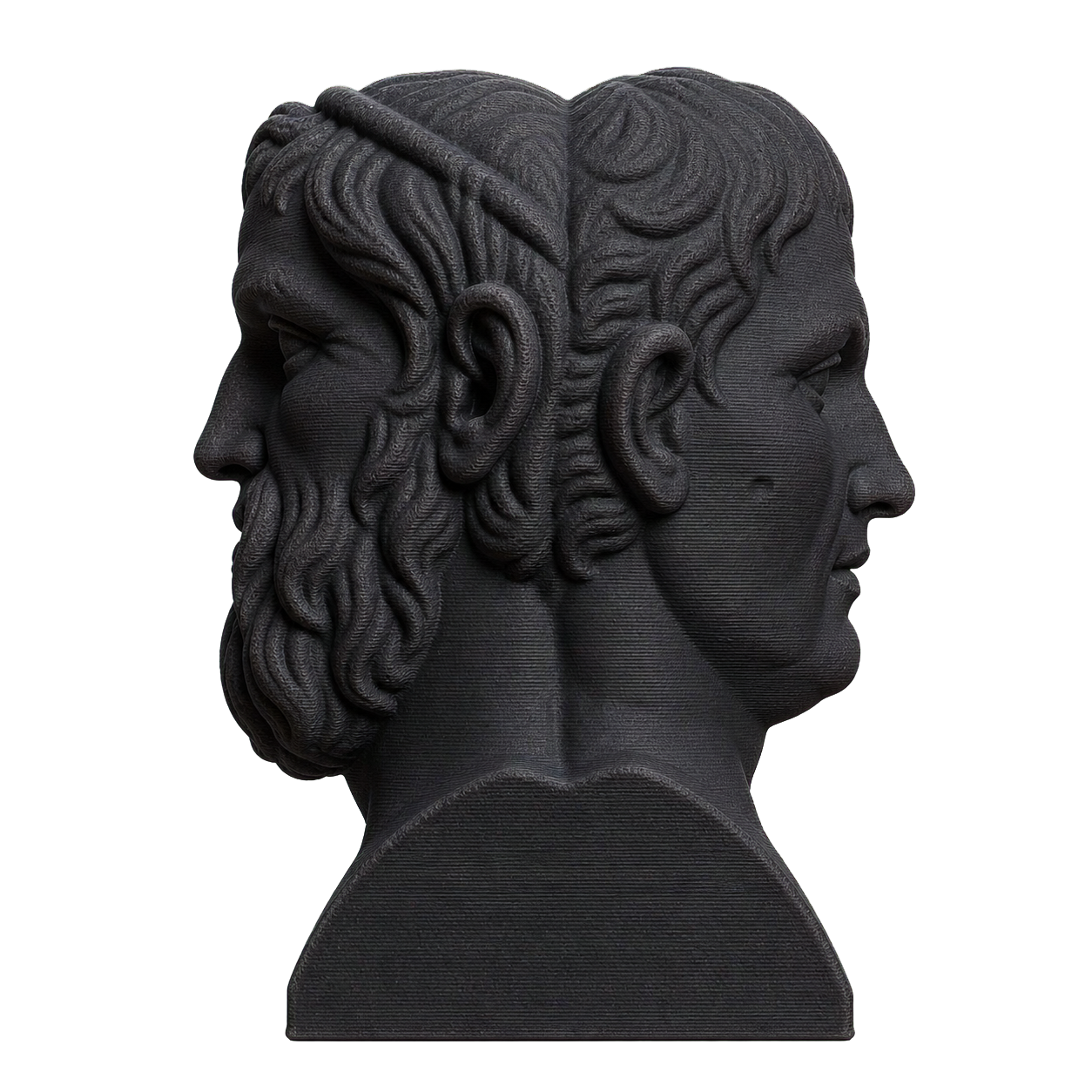 Double Herm of Aristophanes and Menander