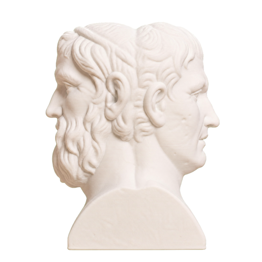 Double Herm of Aristophanes and Menander