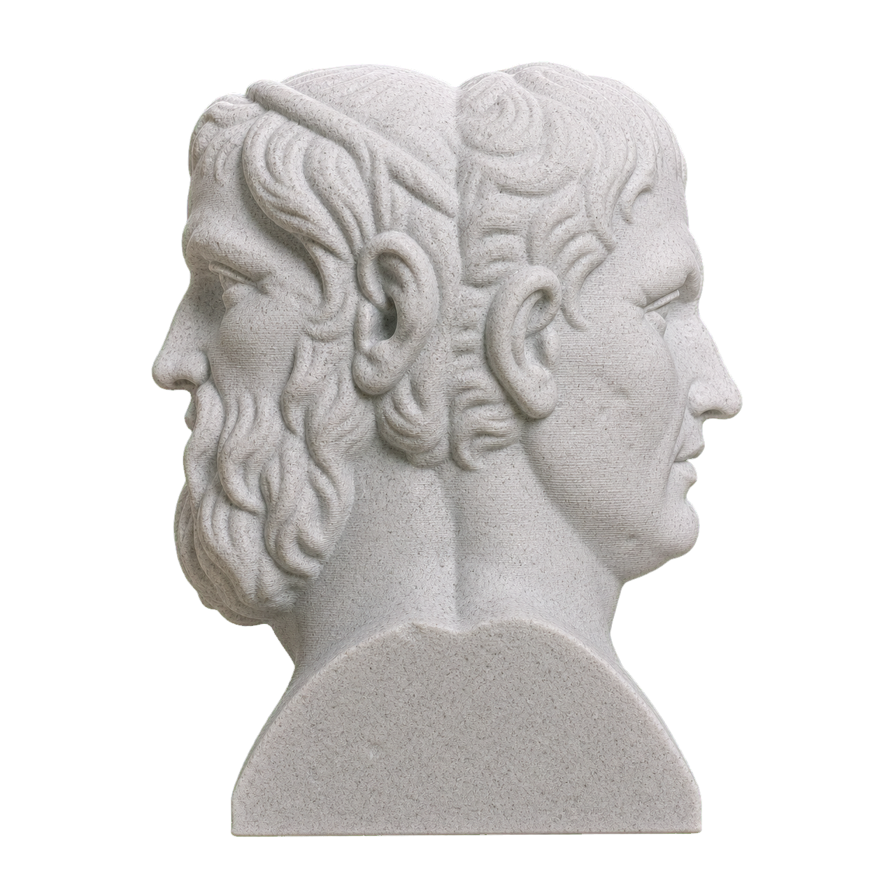 Double Herm of Aristophanes and Menander