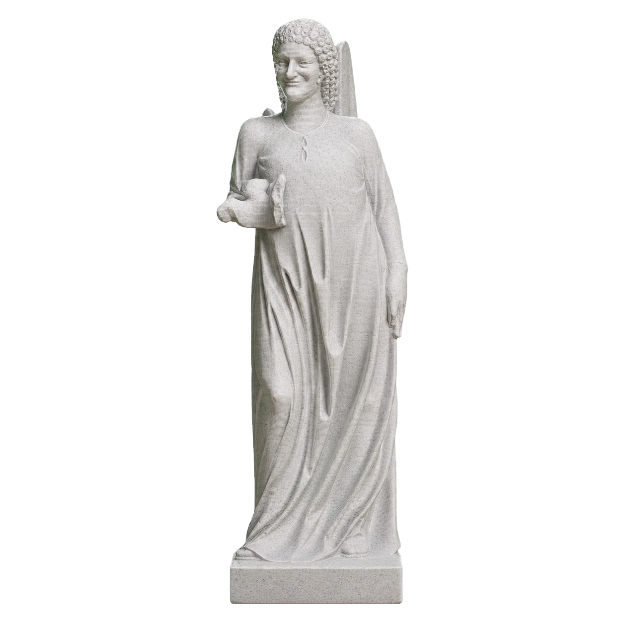 The angel Gabriel? with dove