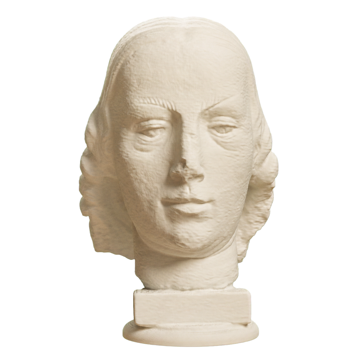 Female head. Fragment of a statue