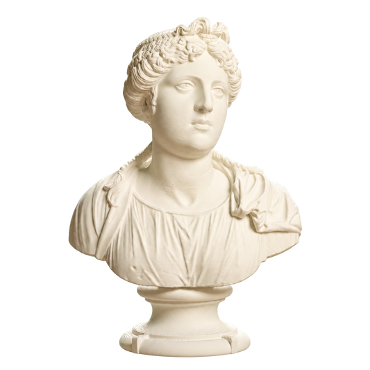 Bust of a young woman