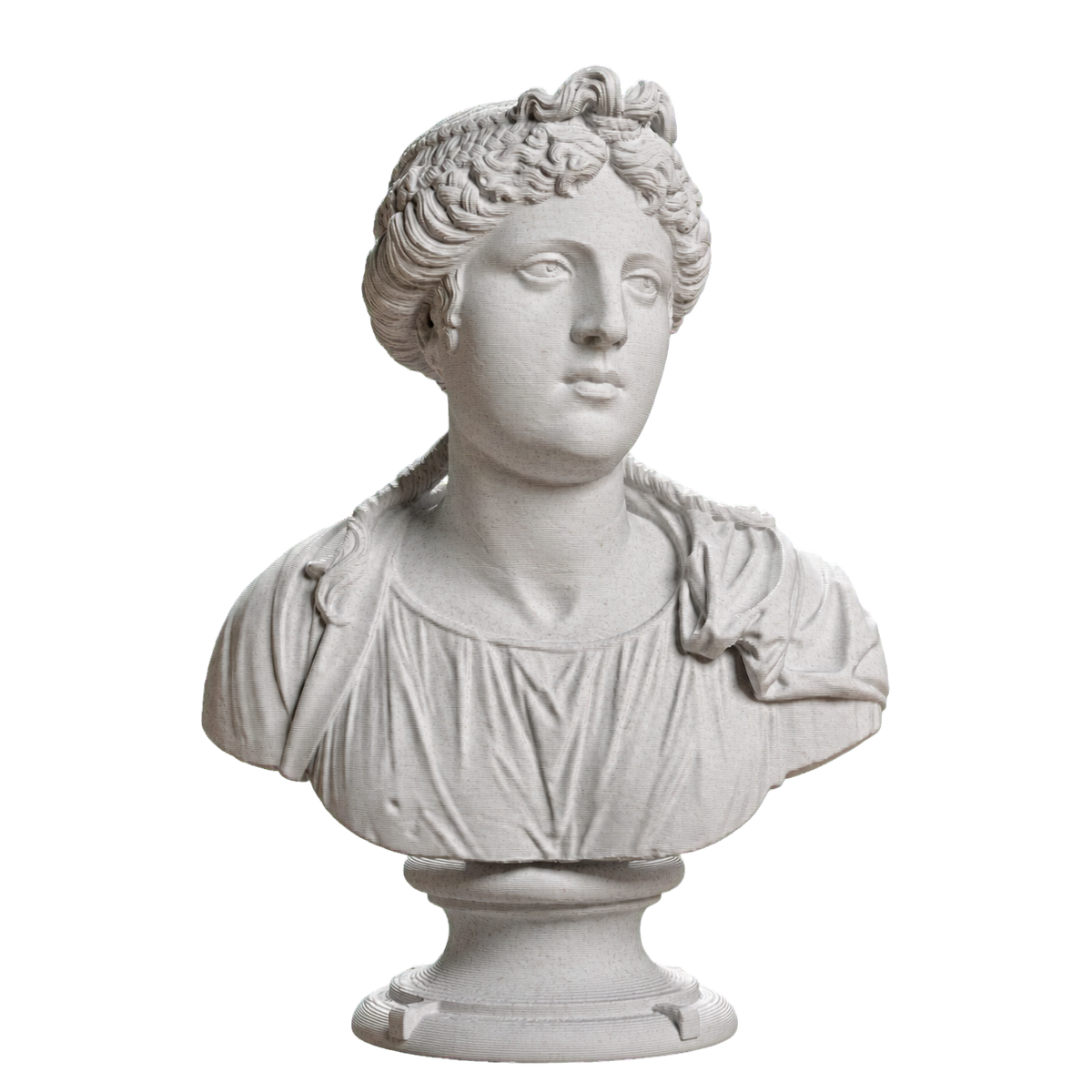 Bust of a young woman
