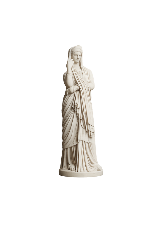 Statue of a woman the so-called 'Pudicitia' type